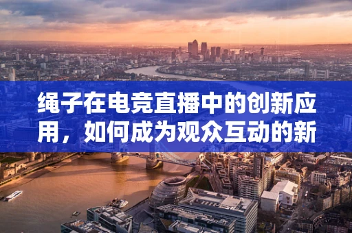 绳子在电竞直播中的创新应用，如何成为观众互动的新宠？