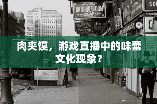 肉夹馍，游戏直播中的味蕾文化现象？