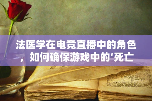 法医学在电竞直播中的角色，如何确保游戏中的‘死亡’符合法律标准？