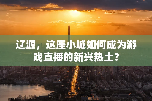 辽源，这座小城如何成为游戏直播的新兴热土？