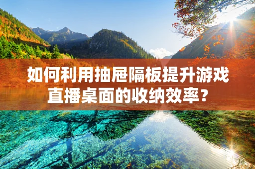 如何利用抽屉隔板提升游戏直播桌面的收纳效率？