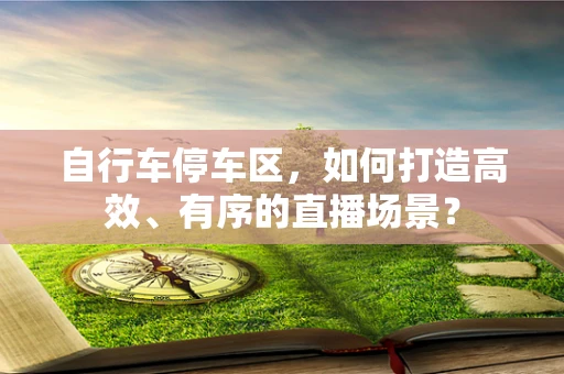 自行车停车区，如何打造高效、有序的直播场景？