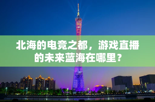 北海的电竞之都，游戏直播的未来蓝海在哪里？