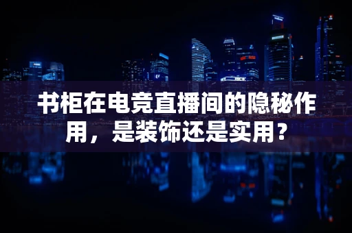 书柜在电竞直播间的隐秘作用，是装饰还是实用？
