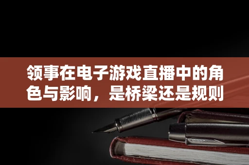 领事在电子游戏直播中的角色与影响，是桥梁还是规则守护者？
