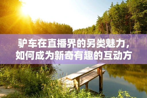 驴车在直播界的另类魅力，如何成为新奇有趣的互动方式？