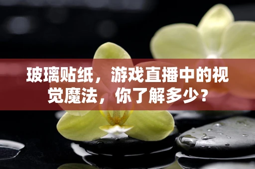 玻璃贴纸，游戏直播中的视觉魔法，你了解多少？