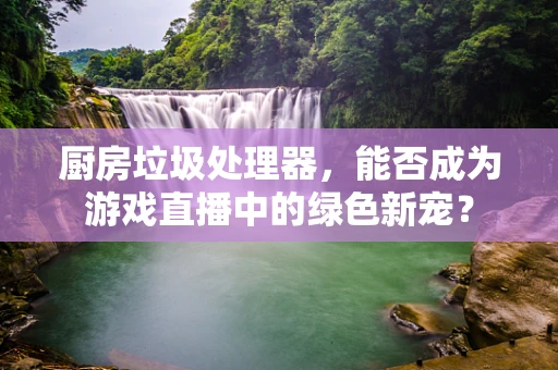 厨房垃圾处理器，能否成为游戏直播中的绿色新宠？