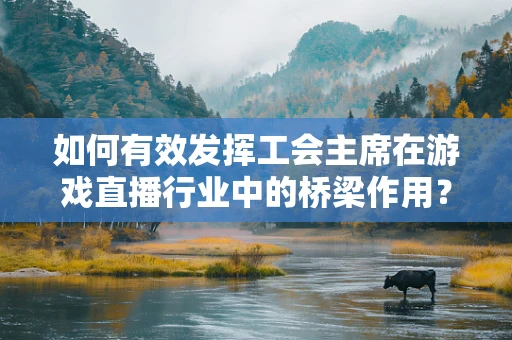 如何有效发挥工会主席在游戏直播行业中的桥梁作用？