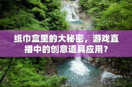 纸巾盒里的大秘密，游戏直播中的创意道具应用？