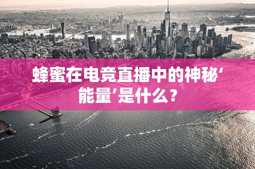 蜂蜜在电竞直播中的神秘‘能量’是什么？