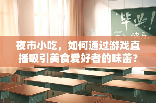 夜市小吃，如何通过游戏直播吸引美食爱好者的味蕾？