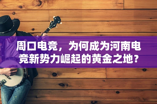 周口电竞，为何成为河南电竞新势力崛起的黄金之地？