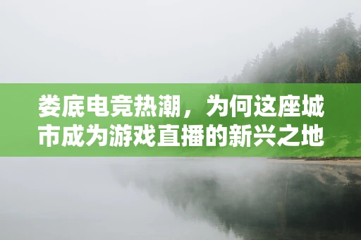 娄底电竞热潮，为何这座城市成为游戏直播的新兴之地？