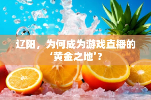 辽阳，为何成为游戏直播的‘黄金之地’？