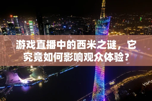 游戏直播中的西米之谜，它究竟如何影响观众体验？