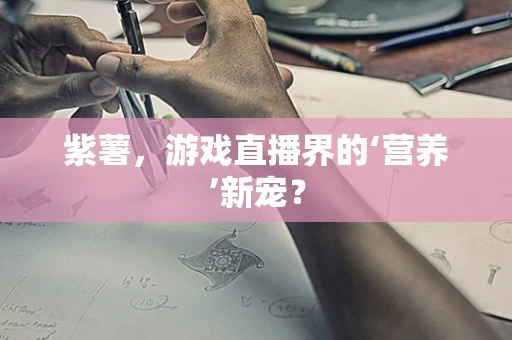 紫薯，游戏直播界的‘营养’新宠？