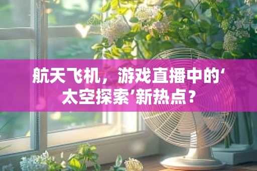 航天飞机，游戏直播中的‘太空探索’新热点？