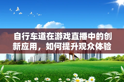 自行车道在游戏直播中的创新应用，如何提升观众体验？