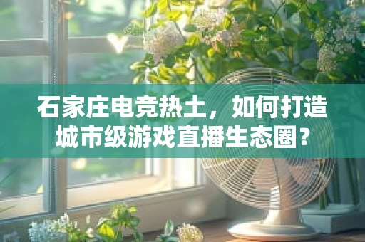 石家庄电竞热土，如何打造城市级游戏直播生态圈？