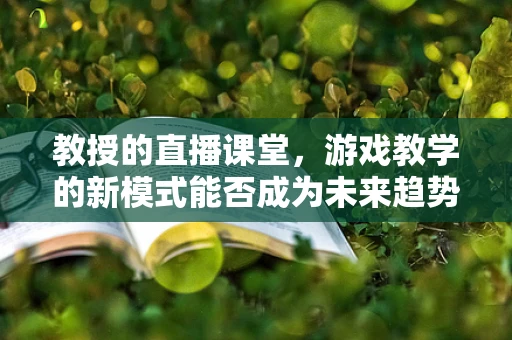教授的直播课堂，游戏教学的新模式能否成为未来趋势？