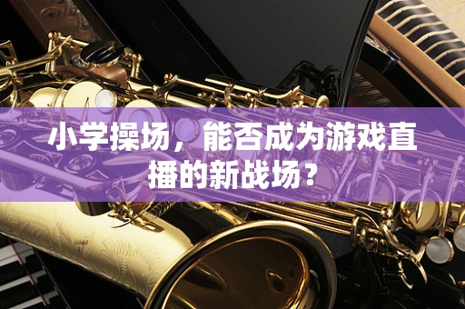 小学操场，能否成为游戏直播的新战场？