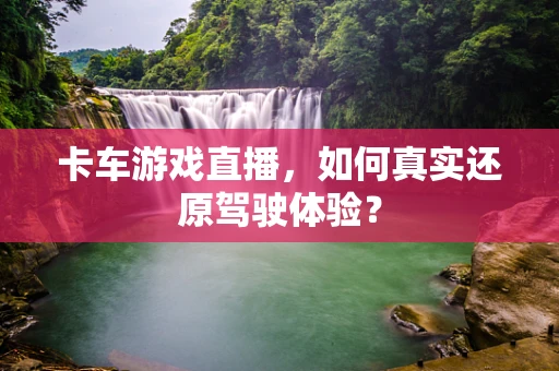 卡车游戏直播，如何真实还原驾驶体验？