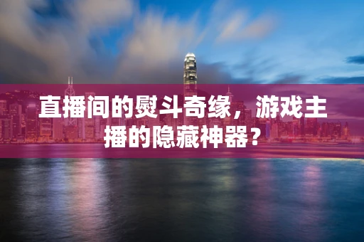 直播间的熨斗奇缘，游戏主播的隐藏神器？