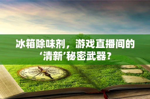 冰箱除味剂，游戏直播间的‘清新’秘密武器？
