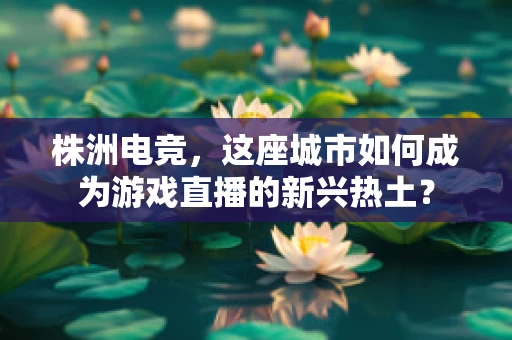 株洲电竞，这座城市如何成为游戏直播的新兴热土？