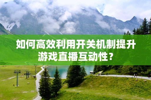 如何高效利用开关机制提升游戏直播互动性？