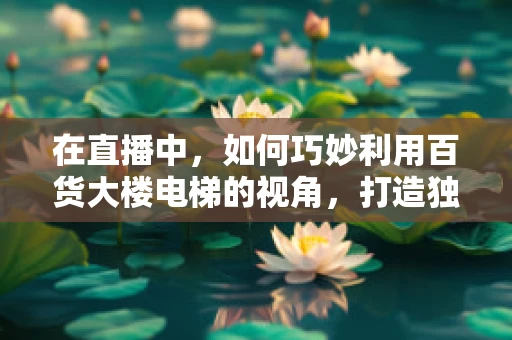 在直播中，如何巧妙利用百货大楼电梯的视角，打造独特游戏体验？