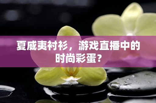 夏威夷衬衫，游戏直播中的时尚彩蛋？