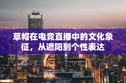 草帽在电竞直播中的文化象征，从遮阳到个性表达