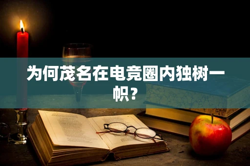 为何茂名在电竞圈内独树一帜？