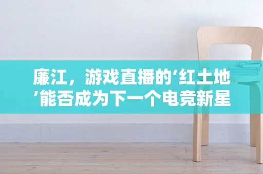 廉江，游戏直播的‘红土地’能否成为下一个电竞新星？