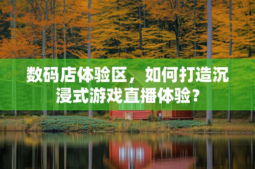 数码店体验区，如何打造沉浸式游戏直播体验？