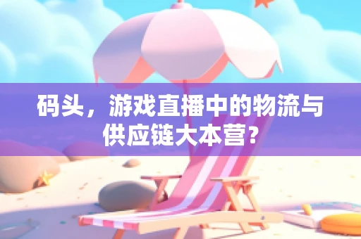 码头，游戏直播中的物流与供应链大本营？