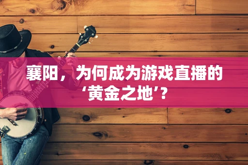 襄阳，为何成为游戏直播的‘黄金之地’？