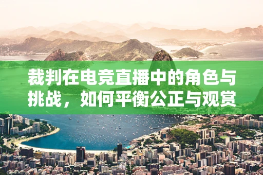 裁判在电竞直播中的角色与挑战，如何平衡公正与观赏性？