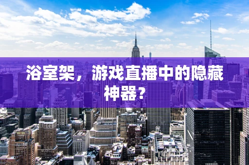 浴室架，游戏直播中的隐藏神器？