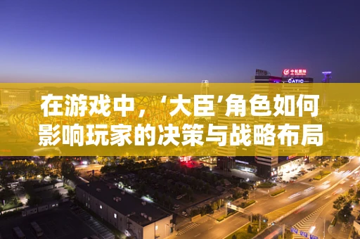在游戏中，‘大臣’角色如何影响玩家的决策与战略布局？