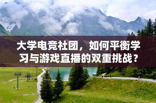 大学电竞社团，如何平衡学习与游戏直播的双重挑战？