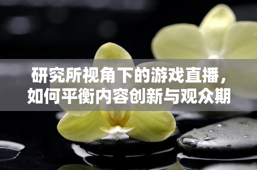 研究所视角下的游戏直播，如何平衡内容创新与观众期待？