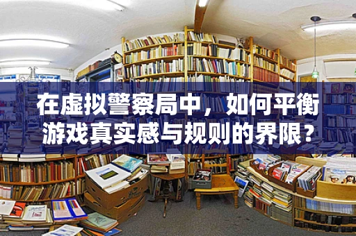 在虚拟警察局中，如何平衡游戏真实感与规则的界限？