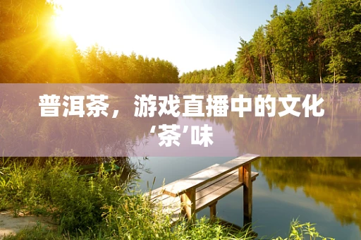 普洱茶，游戏直播中的文化‘茶’味