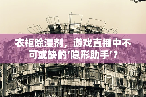 衣柜除湿剂，游戏直播中不可或缺的‘隐形助手’？