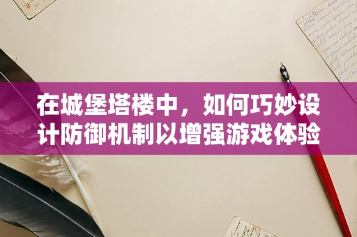 在城堡塔楼中，如何巧妙设计防御机制以增强游戏体验？