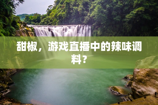 甜椒，游戏直播中的辣味调料？