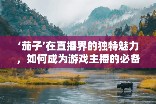 ‘茄子’在直播界的独特魅力，如何成为游戏主播的必备神器？